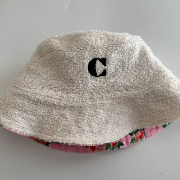 ✨$5/$25 Reversible Terry pink Guava Citrus Bucket Hat - Picture 4 of 5